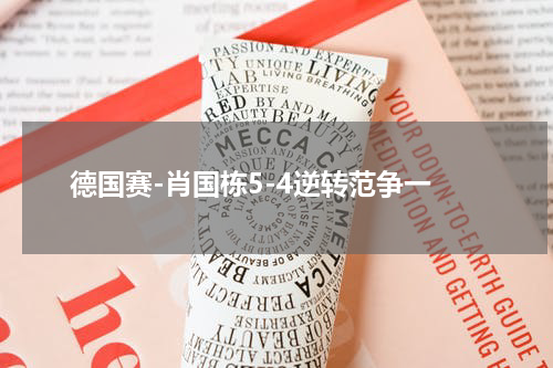 德国赛-肖国栋5-4逆转范争一
