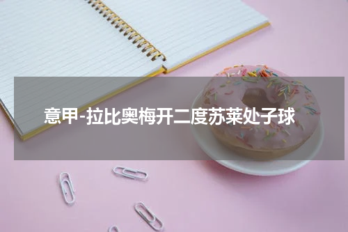 意甲-拉比奥梅开二度苏莱处子球