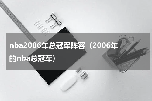 nba2006年总冠军阵容（2006年的nba总冠军）