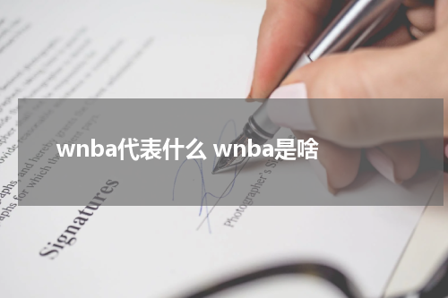 wnba代表什么 wnba是啥
