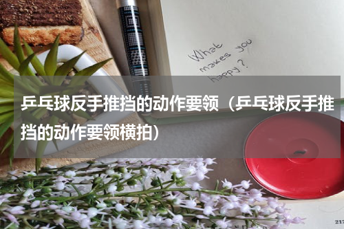 乒乓球反手推挡的动作要领（乒乓球反手推挡的动作要领横拍）