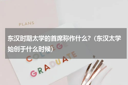 东汉时期太学的首席称作什么?（东汉太学始创于什么时候）