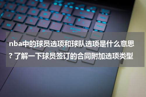 nba中的球员选项和球队选项是什么意思? 了解一下球员签订的合同附加选项类型