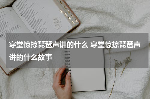 穿堂惊掠琵琶声讲的什么 穿堂惊掠琵琶声讲的什么故事