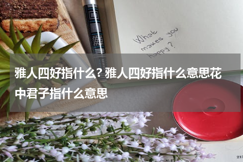 雅人四好指什么? 雅人四好指什么意思花中君子指什么意思