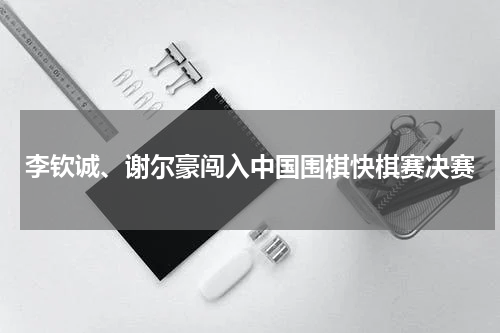 李钦诚、谢尔豪闯入中国围棋快棋赛决赛
