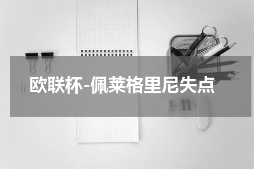 欧联杯-佩莱格里尼失点