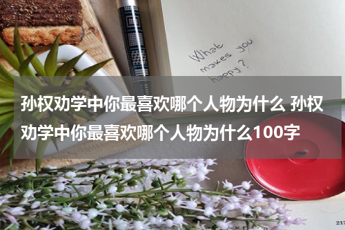 孙权劝学中你最喜欢哪个人物为什么 孙权劝学中你最喜欢哪个人物为什么100字