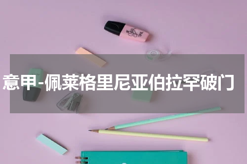 意甲-佩莱格里尼亚伯拉罕破门