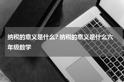 纳税的意义是什么? 纳税的意义是什么六年级数学