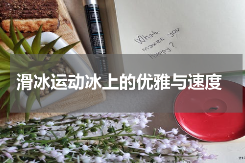  滑冰运动冰上的优雅与速度