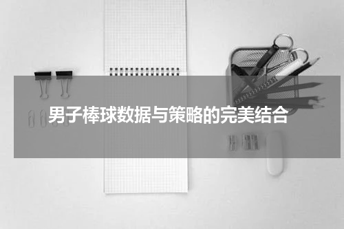  男子棒球数据与策略的完美结合
