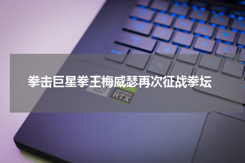  拳击巨星拳王梅威瑟再次征战拳坛