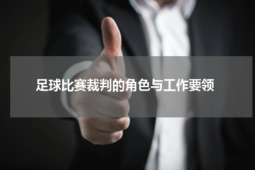  足球比赛裁判的角色与工作要领