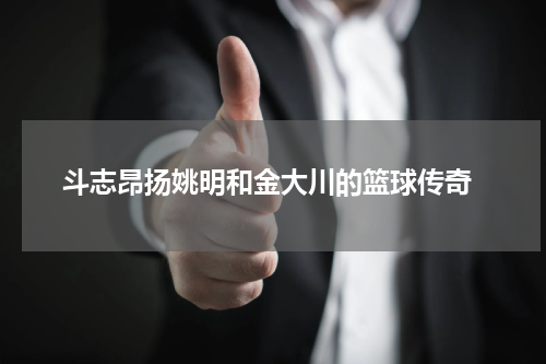  斗志昂扬姚明和金大川的篮球传奇