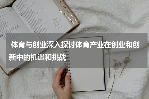  体育与创业深入探讨体育产业在创业和创新中的机遇和挑战