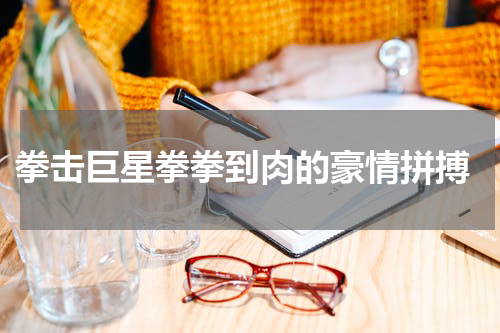  拳击巨星拳拳到肉的豪情拼搏