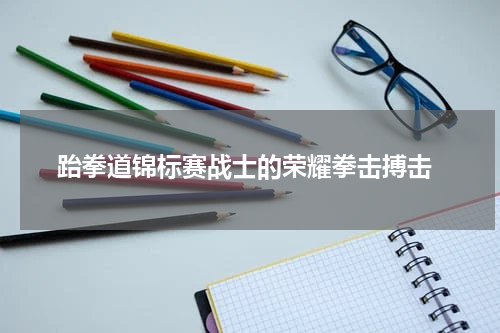  跆拳道锦标赛战士的荣耀拳击搏击