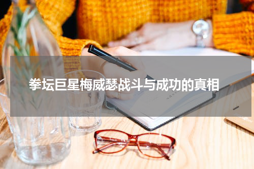  拳坛巨星梅威瑟战斗与成功的真相