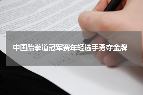  中国跆拳道冠军赛年轻选手勇夺金牌
