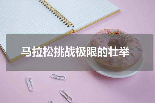  马拉松挑战极限的壮举