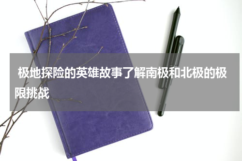  极地探险的英雄故事了解南极和北极的极限挑战
