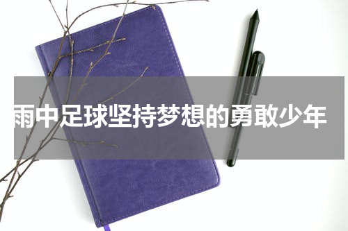  雨中足球坚持梦想的勇敢少年