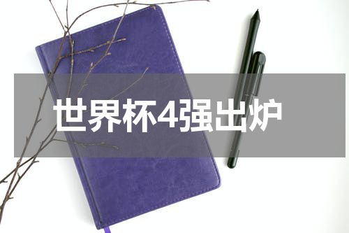 世界杯4强出炉